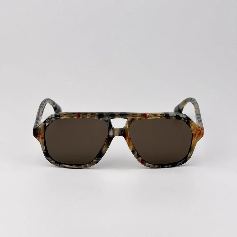 Burberry Kids JB4340 Sunglasses – Vintage Check Brown Pilot Frame| Model 377873
